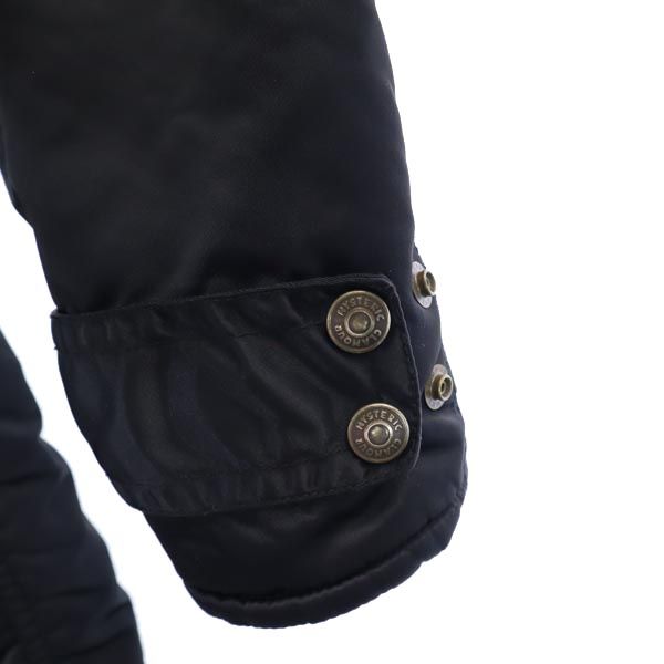 HYSTERIC GLAMOUR ヒステリックグラマー ミリタリーコート FREE 黒 中綿入 レディース