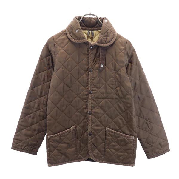 LAVENHAM ラベンハム キルティングジャケット 36 ブラウン 中綿 メンズ