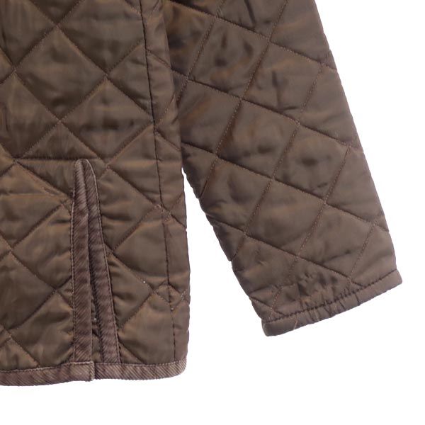 LAVENHAM ラベンハム キルティングジャケット 36 ブラウン 中綿 メンズ