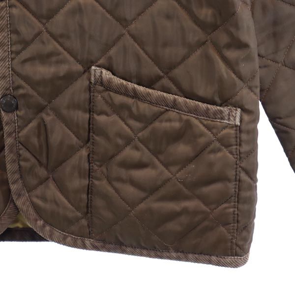 LAVENHAM ラベンハム キルティングジャケット 36 ブラウン 中綿 メンズ