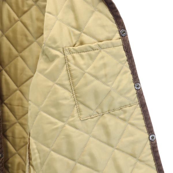 LAVENHAM ラベンハム キルティングジャケット 36 ブラウン 中綿 メンズ