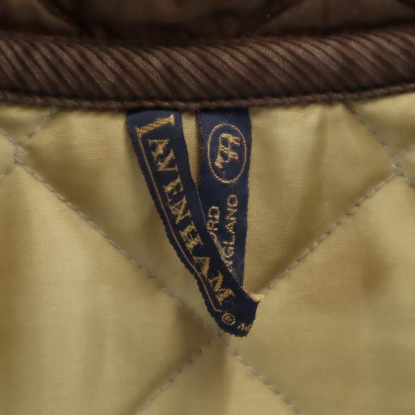 LAVENHAM ラベンハム キルティングジャケット 36 ブラウン 中綿 メンズ
