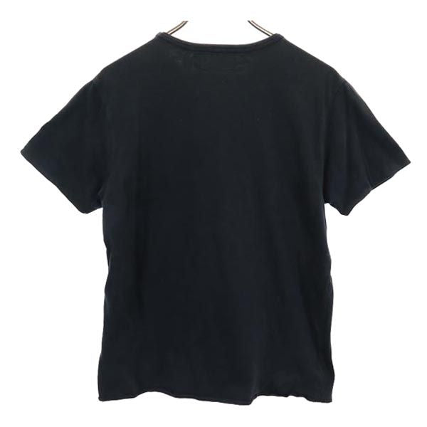 HEALTH ヘルス 日本製 クロスステッチ 半袖 Tシャツ S ブラック系 メンズ