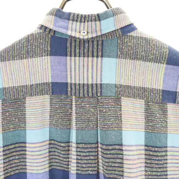 SUGAR CANE シュガーケーン 東洋エンタープライズ SC21890 チェック 長袖 ボタンダウンシャツ M ブルー系 メンズ