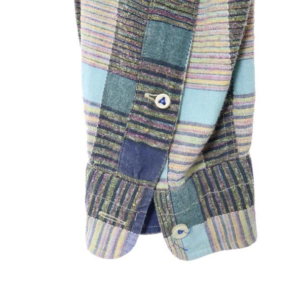 SUGAR CANE シュガーケーン 東洋エンタープライズ SC21890 チェック 長袖 ボタンダウンシャツ M ブルー系 メンズ