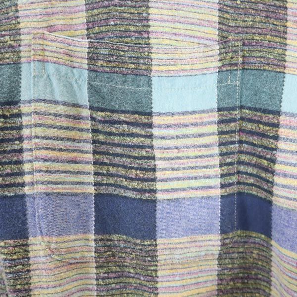 SUGAR CANE シュガーケーン 東洋エンタープライズ SC21890 チェック 長袖 ボタンダウンシャツ M ブルー系 メンズ