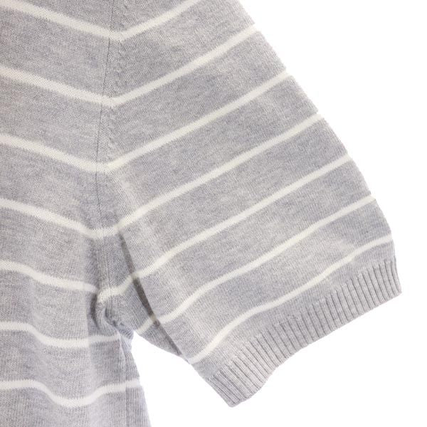 シーピーカンパニー ボーダー 半袖 ポロシャツ 3 グレー系 C.P.Company メンズ