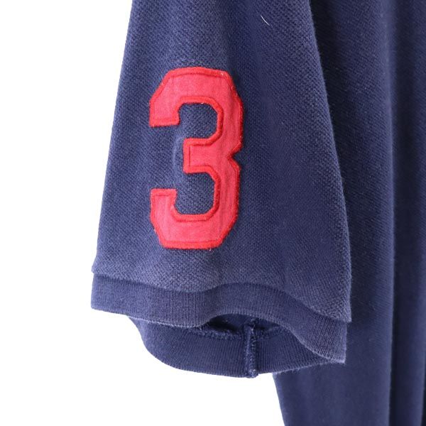 ポロラルフローレン 半袖 ポロシャツ XL（18-20） ネイビー系 POLO RALPH LAUREN 鹿の子 キッズ