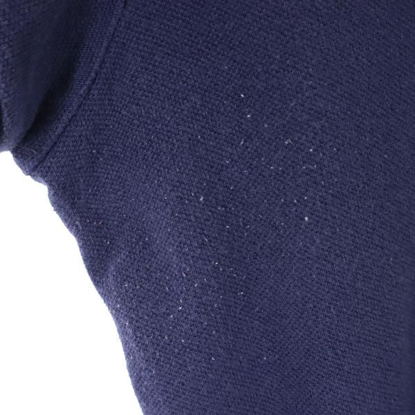 ラルフローレン ビックポニー 半袖 ポロシャツ ７ｆ ネイビー RALPH LAUREN 鹿の子 レディース