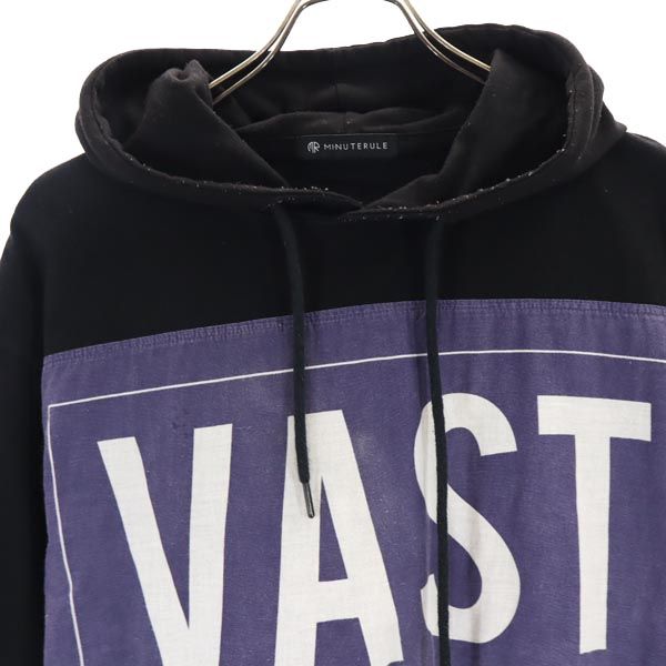 ミニットルール 半袖 パーカー F ブラック系 MINUTERULE メンズ