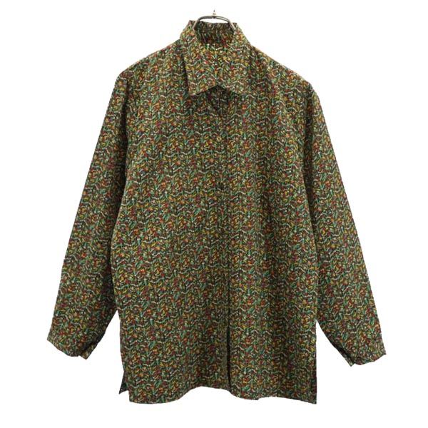 ヴィンテージ 80s 総柄 長袖 シャツ VINTAGE メンズ