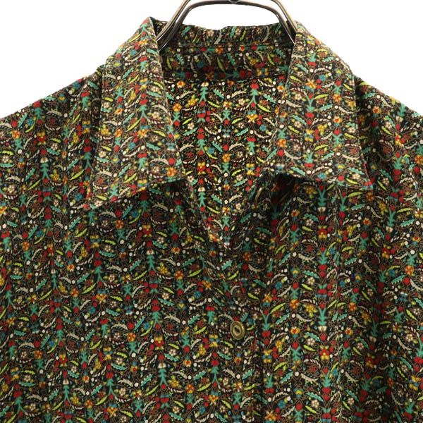 ヴィンテージ 80s 総柄 長袖 シャツ VINTAGE メンズ