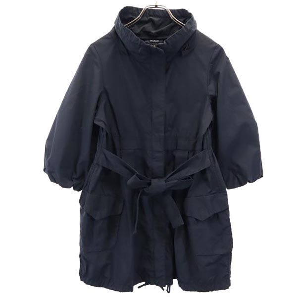 MAX&CO マックスアンドコー 7分袖 フルジップ ジャケット 38 ブラック レディース