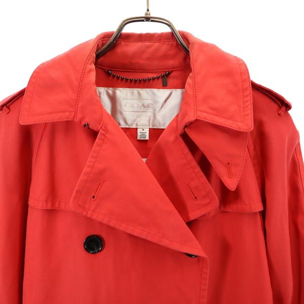 コーチ ピーコート M 赤 COACH Pコート レディース