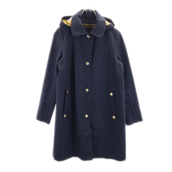 BURBERRY BLUE LABEL バーバリーブルーレーベル 三陽商会 コート 38 ネイビー レディース