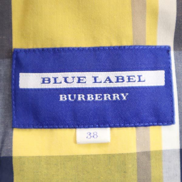 BURBERRY BLUE LABEL バーバリーブルーレーベル 三陽商会 コート 38 ネイビー レディース