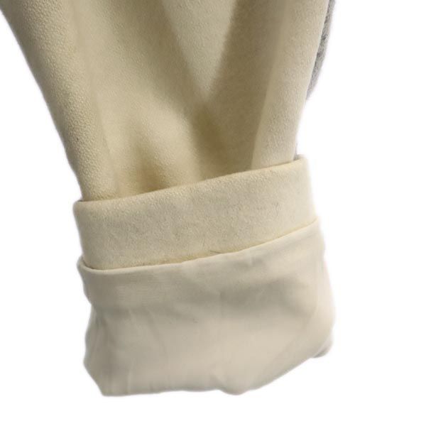 CAMEO カメオ ウールブレンド チェスターコート XS グレー×ホワイト 切替 メンズ