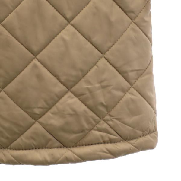 Mackintosh マッキントッシュ 英国製 長袖 キルティングコート 36 ベージュ 裏ファー レディース