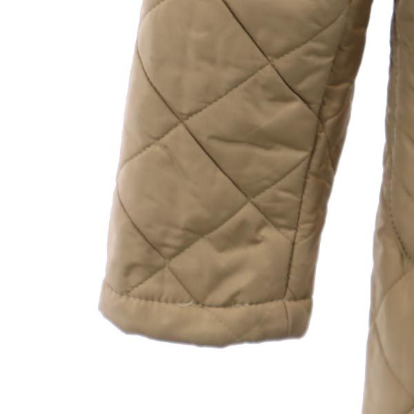 Mackintosh マッキントッシュ 英国製 長袖 キルティングコート 36 ベージュ 裏ファー レディース