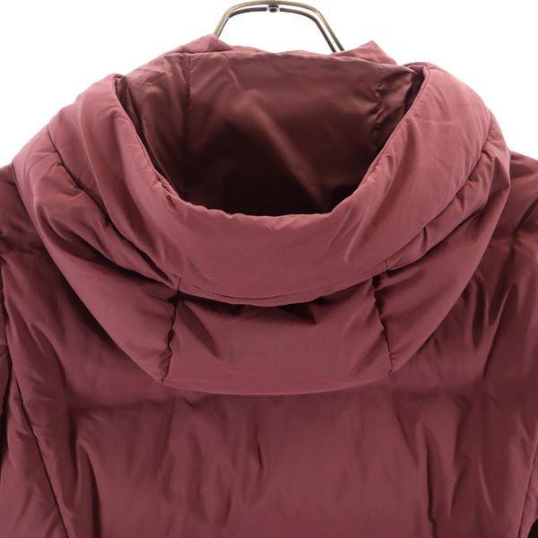 UNIQLO ユニクロ シームレス ダウンコート S ワインレッド パーカー レディース