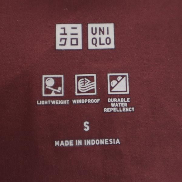 UNIQLO ユニクロ シームレス ダウンコート S ワインレッド パーカー レディース