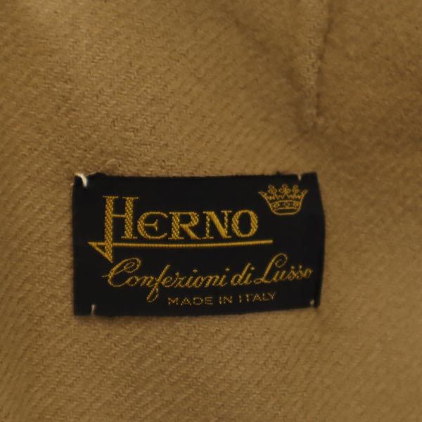 Herno ヘルノ イタリア製 チェスターコート ベージュ系 メンズ