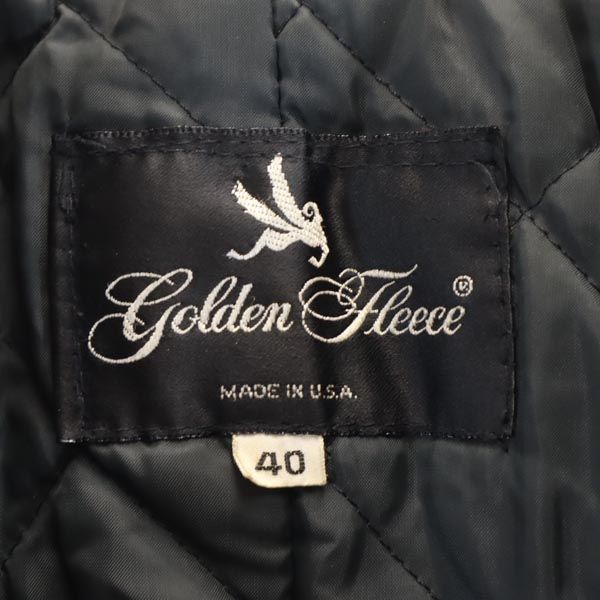 ゴールデンフリース USA製 ピーコート 40 ネイビー GOLDEN FLEECE メンズ