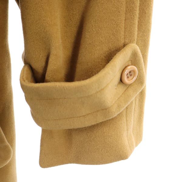 バーバリーズ 90s カシミヤブレンド オールド ダブル チェスターコート 7AR ベージュ Burberrys レディース