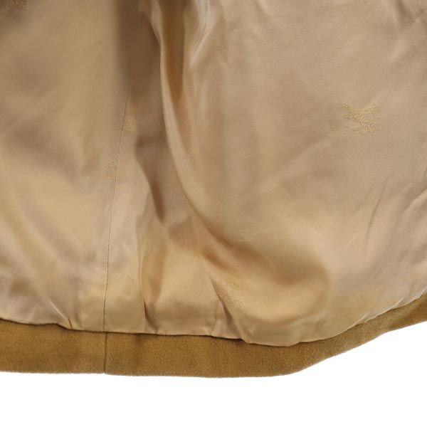 バーバリーズ 90s カシミヤブレンド オールド ダブル チェスターコート 7AR ベージュ Burberrys レディース