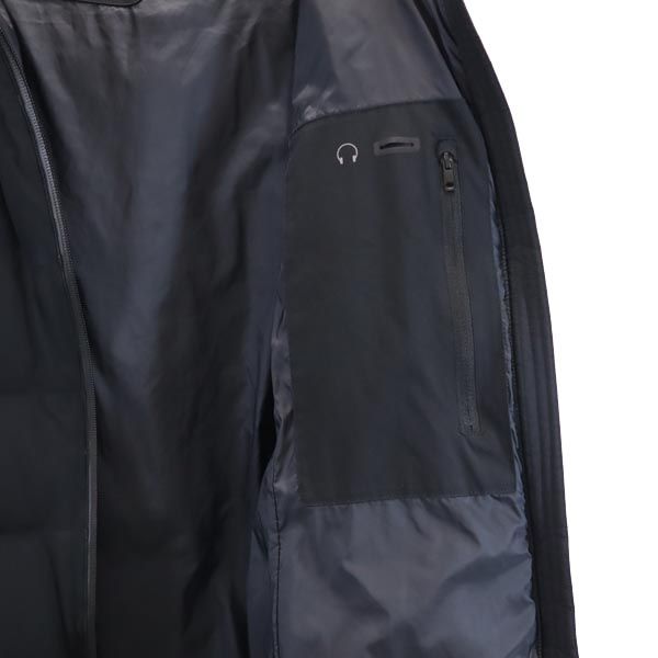 UNIQLO ユニクロ シームレス ダウンコート M ブラック系 フード レディース