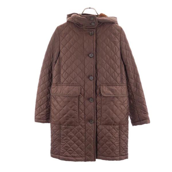 Mackintosh マッキントッシュ 三陽商会 キルティングコート 36 ブラウン レディース