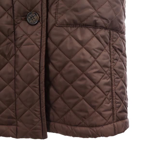 Mackintosh マッキントッシュ 三陽商会 キルティングコート 36 ブラウン レディース