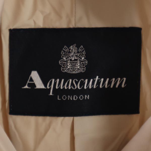 Aquascutum アクアスキュータム 長袖 ダウンコート ベージュ系 レディース