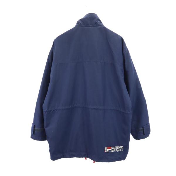 フィラ コート M ネイビー FILA 裏フリース メンズ