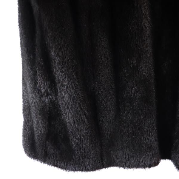 SAGA MINK サガミンク 長袖 毛皮 ファーコート 11 ブラウン系 レディース