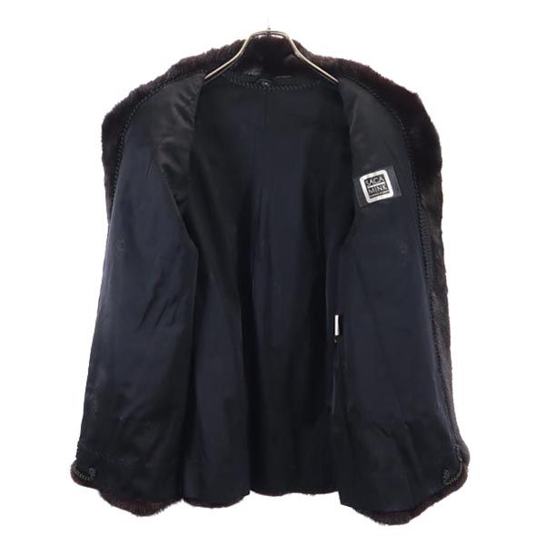 SAGA MINK サガミンク 長袖 毛皮 ファーコート 11 ブラウン系 レディース