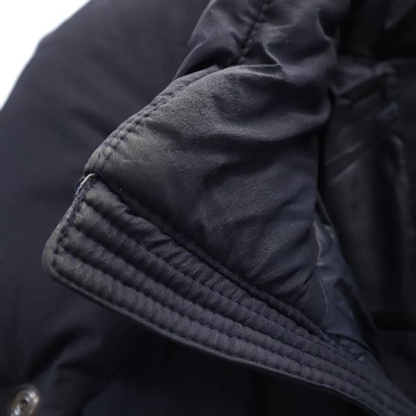 UNIQLO ユニクロ シームレス ダウンコート S ネイビー レディース