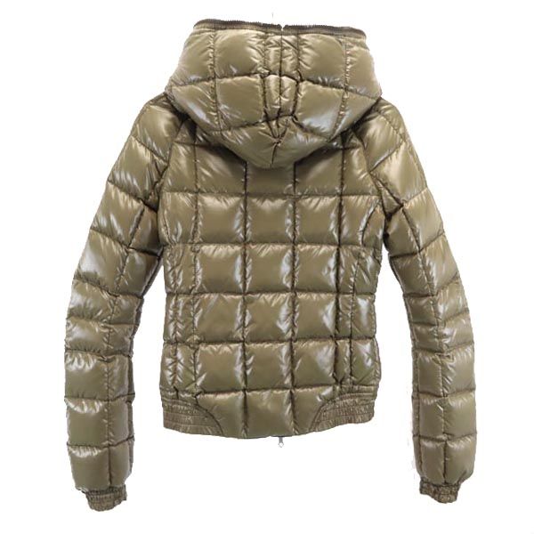 DUVETICA デュベティカ リバーシブル ダウンジャケット 40 ブラック／ブラウン系 フード レディース