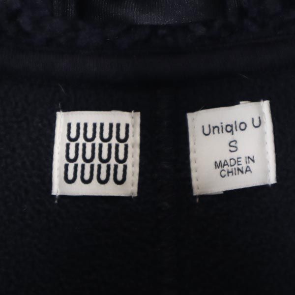 ユニクロ ユー ボアジャケット S ネイビー UNIQLO U ブルゾン レディース