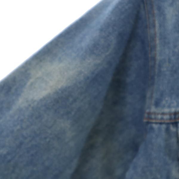 mickey & co. ミッキーアンドコー 90s オールド ミッキーマウス 立体ロゴ デニムジャケット S ジージャン レディース