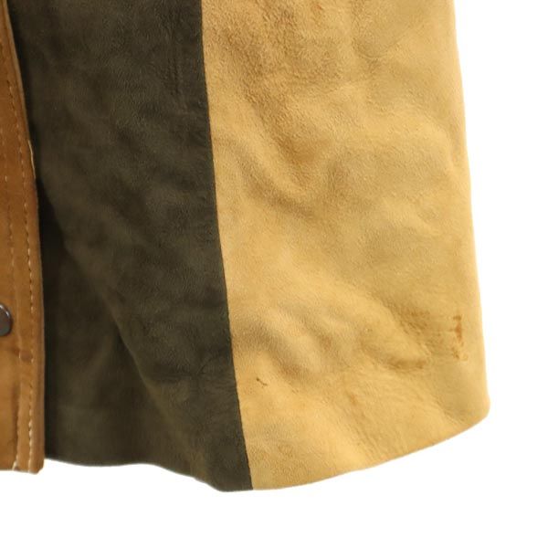 VINTAGE ヴィンテージ 80s カナダ製 切替 コート 45481 ブラウン系 レディース