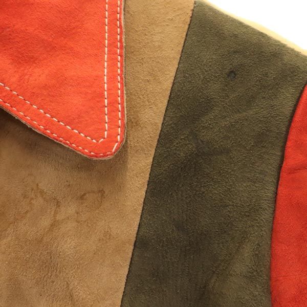 VINTAGE ヴィンテージ 80s カナダ製 切替 コート 45481 ブラウン系 レディース