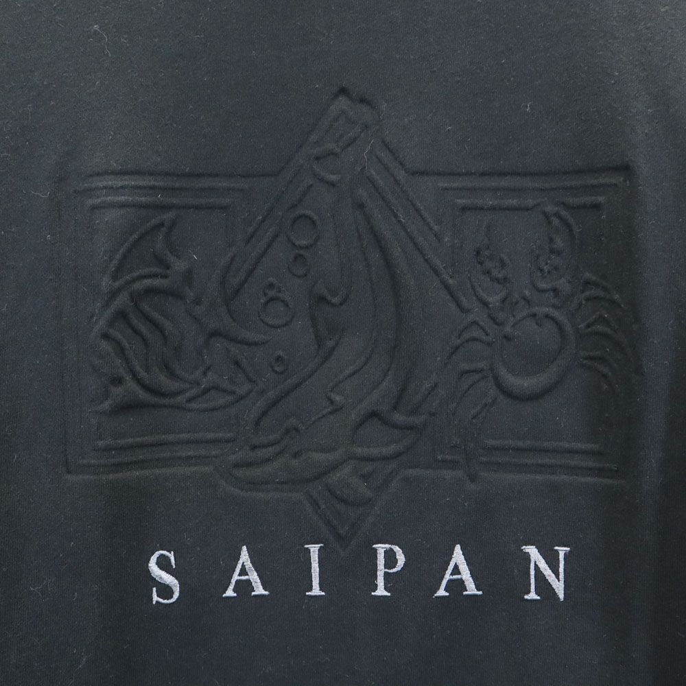 アンビル 90s USA製 オールド 半袖 Tシャツ L ブラック anbil 立体ロゴ 刺繍 メンズ