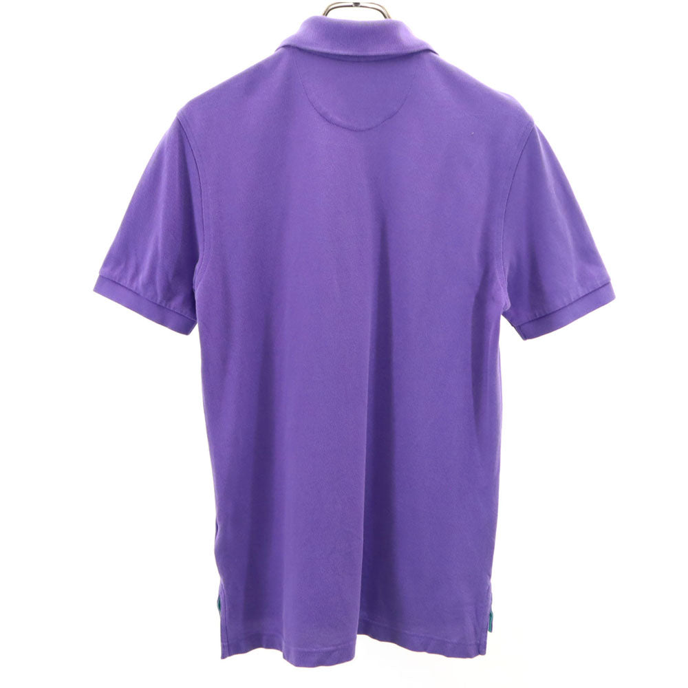 ブルックスブラザーズ 半袖 ポロシャツ S パープル系 Brooks Brothers 鹿の子地 メンズ