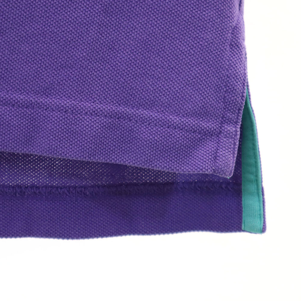 ブルックスブラザーズ 半袖 ポロシャツ S パープル系 Brooks Brothers 鹿の子地 メンズ