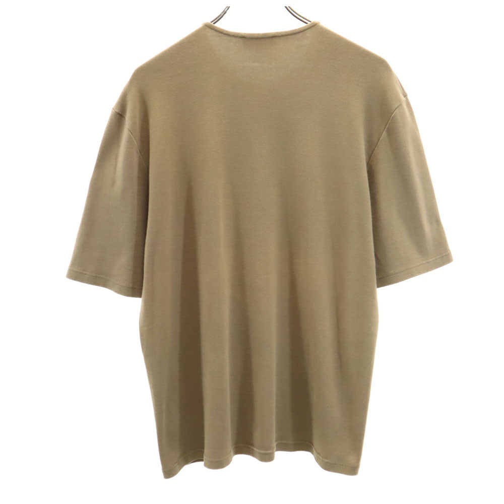 アーペーセー 日本製 半袖 ヘンリーネック Tシャツ 2 ブラウン A.P.C. メンズ