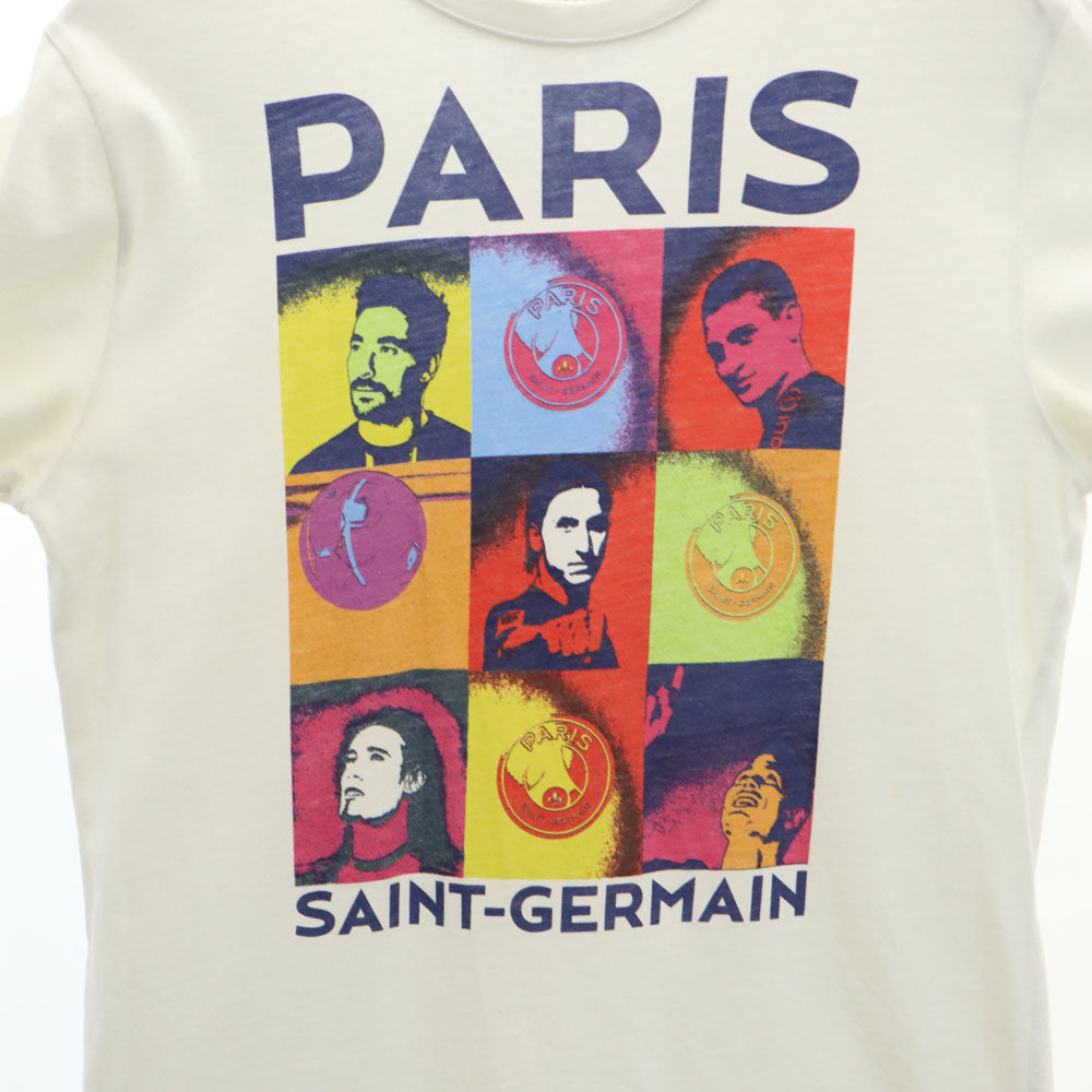Paris Saint-Germain パリサンジェルマン プリント 半袖 Tシャツ S ホワイト メンズ