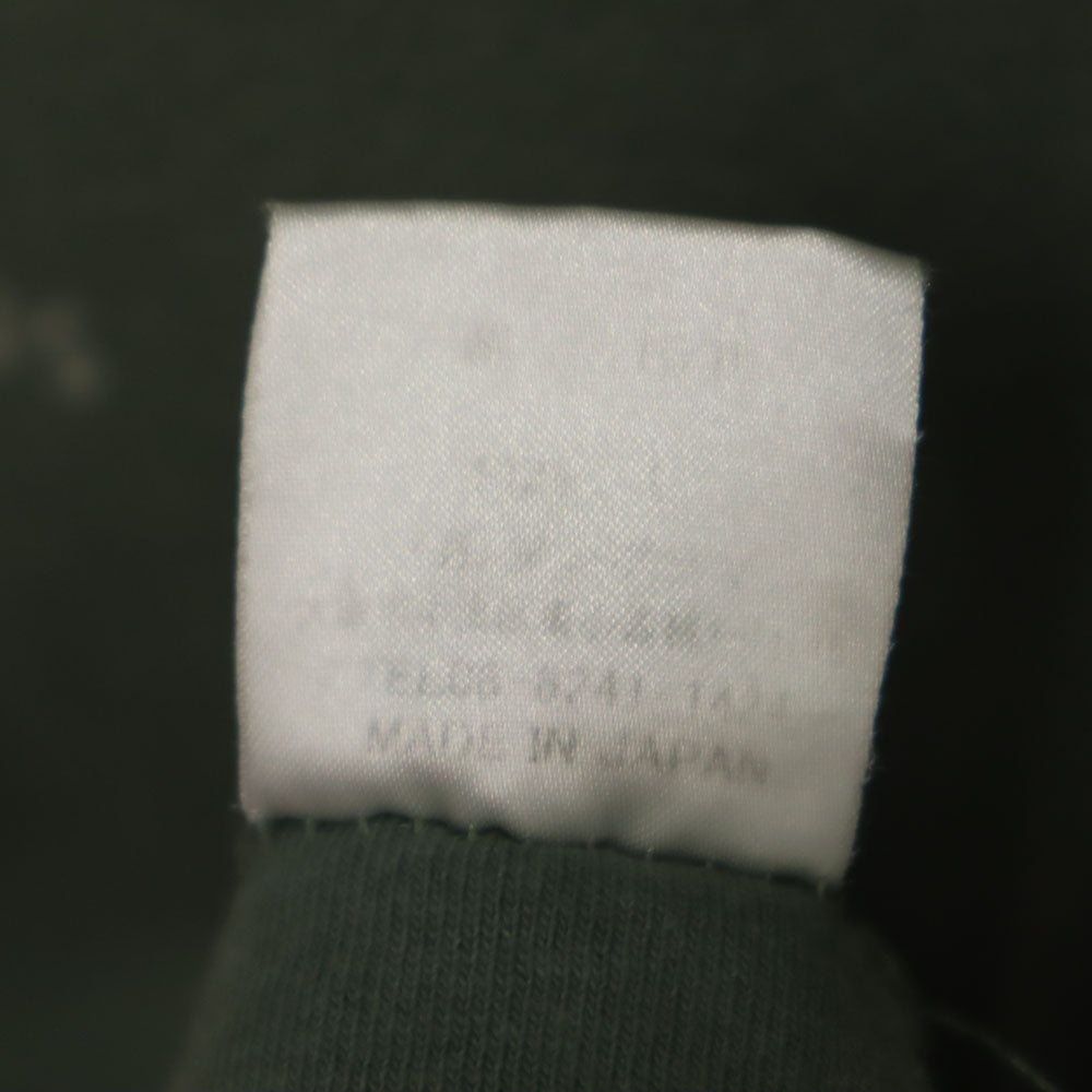 NECESSARY or UNNECESSARY ネセサリーオアアンネセサリー 日本製 プリント 半袖 Tシャツ L グリーン メンズ