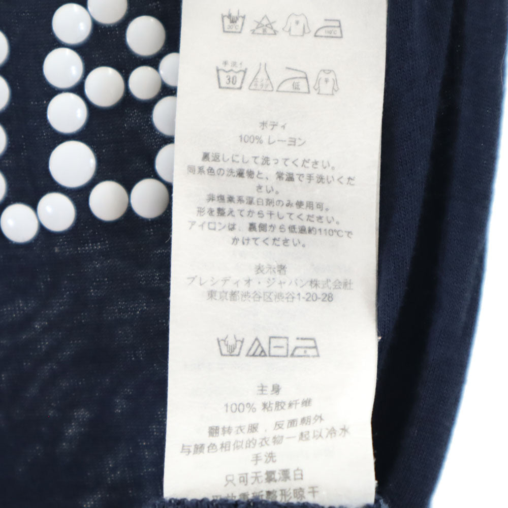 ARMANI EXCHANGE アルマーニエクスチェンジ 半袖 カットソー XXS ネイビー フレンチスリーブ レディース