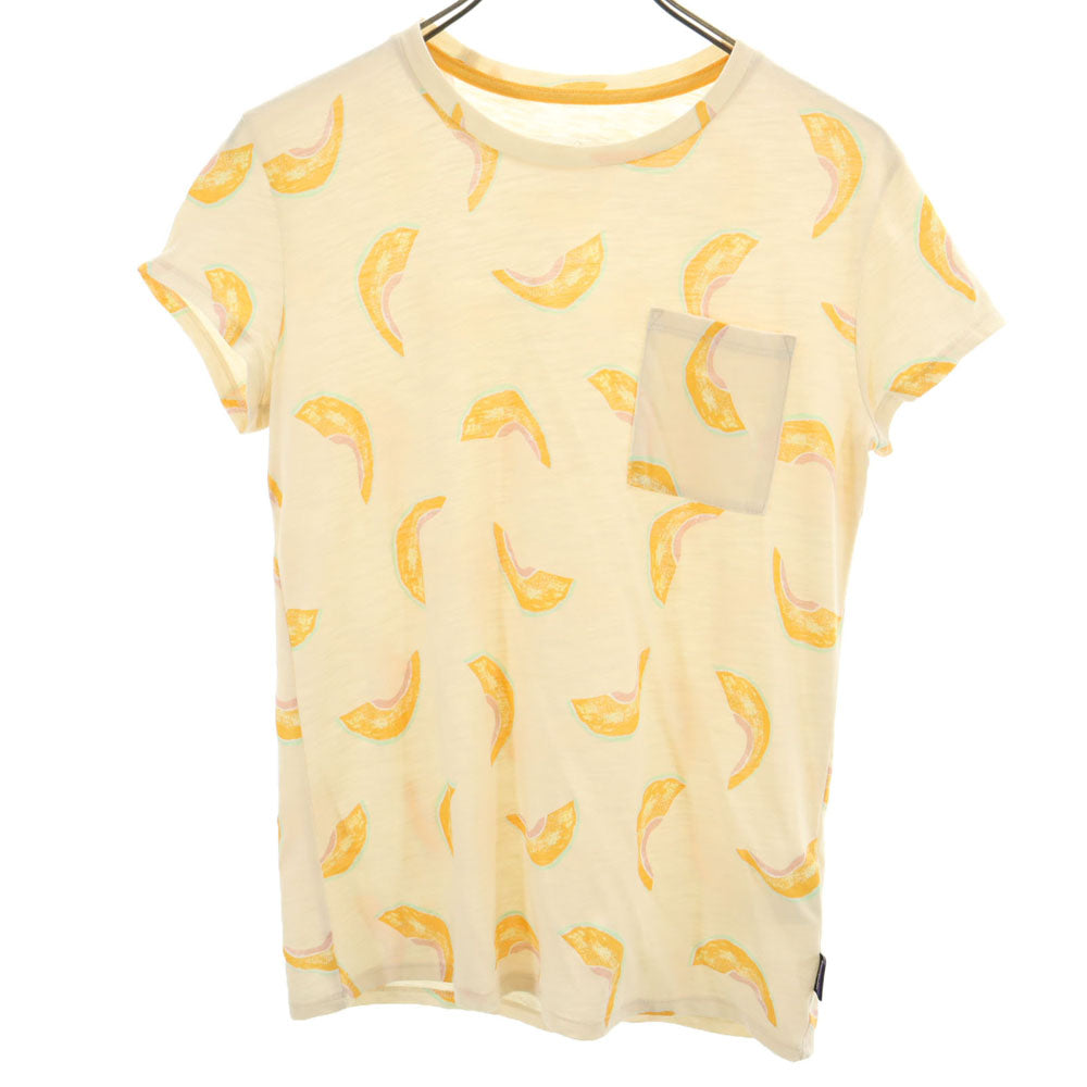 patagonia パタゴニア 20年製 アウトドア STY52981SP20 半袖 Tシャツ XS イエロー系 フレンチスリーブ レディース